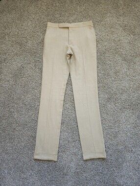 Ralph Lauren Purple Label Mens Gregory Hand Tailored Silk Wool Pants 32x35 Tan